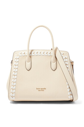 Knott Whipstitched Medium Satchel